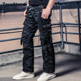 Camo Cargo Pants Men Work Pant Men Multi Pocket Army Thermal Pantalon Mens Military Camouflage Pants Men New Cotton Trousers 164