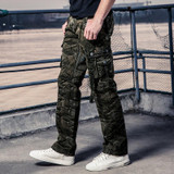 Camo Cargo Pants Men Work Pant Men Multi Pocket Army Thermal Pantalon Mens Military Camouflage Pants Men New Cotton Trousers 164