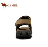 Camel Sandals Male Summer 2016 Cattle leather Sandals Wear-resistant Beach Breathable Leisure Men's Sandals A622307277