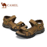 Camel Men's Sandals 2017 Spring Summer Daily Outdoor Leisure Leather Sandals Magic Stickers Beach Male Shoes A722307347