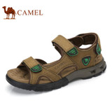 Camel Men's Sandals 2017 Spring Summer Daily Outdoor Leisure Leather Sandals Magic Stickers Beach Male Shoes A722307347
