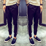 Brand Men joggers Spring Summer Linen Cotton Trousers Cool Long Pants Men Solid Elastic Natural sweatpants Pants