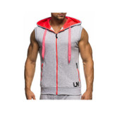 Brand Male Bodybuilding Hoodies Fitness Sleeveless Hoodies Men Zipper Hoody Cotton Hoodie Casual Mens Sweatshirt Plus Size 3XL Brand Male Bodybuilding Hoodies Fitness Sleeveless Hoodies Men Zipper Hoody Cotton Hoodie Casual Mens Sweatshirt Plus Size 3XL