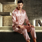 Brand Luxury Couples Silk Pajamas Sets Men's Sleepwear Pyjamas Mens Faux Silk Satin Pajamas Women Sleepwear Pajamas Robes Gifts