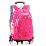 Brand Kids Travel Trolley Backpack On wheels Girl's Trolley School bags Children's Travel luggage Rolling Bag School Backpacks