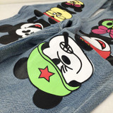 Brand kids boys girls jeans pants spring autumn soft children girl baby elastic waist cartoon cotton denim jeans for boys girls Brand kids boys girls jeans pants spring autumn soft children girl baby elastic waist cartoon cotton denim jeans for boys girls