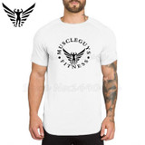 Brand gyms clothing fitness t shirt men fashion extend hip hop summer short sleeve t-shirt cotton bodybuilding muscle engineers