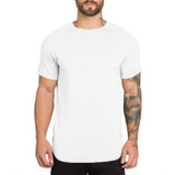 Brand gyms clothing fitness t shirt men fashion extend hip hop summer short sleeve t-shirt cotton bodybuilding muscle engineers