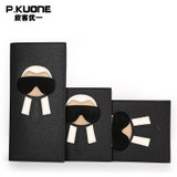 Brand Genuine Leather Women Clutch Wallets Luxury Famous Men Wallet Fashion Female Long Purse Unisex Wallet