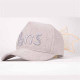 Brand Embroidery Paris Baseball Cap Women Fashion Bow Snapback Hats For Women Bone Casquette Gorras Sun Hat 2017 Summer