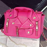 Brand Designer Motorcycle Bags Women Clothing Shoulder Jacket Messenger Bag Women Leather Handbags Sac A Main Femme De Marque