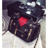 Brand Designer Motorcycle Bags Women Clothing Shoulder Jacket Messenger Bag Women Leather Handbags Sac A Main Femme De Marque