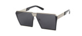 Brand Designer Celebrity Metal Men Oversized Sunglasses Fashion Luxury Square Sunglasses Women Mirror Lens Oculos De Sol R099