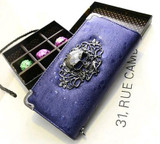 Brand Design Skull Leather long Wallet Female zipper closed Punk fashion Lady Coin Purse Purses Girls Wallets Purses