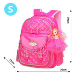 New Children School Bags Fashion School Backpacks High Quality Nylon PU Children Backpack Child Book Bag Free Shipping LOVE7