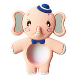 New Children Elephant Silicone Teether Soft Baby Chew Toy Baby Teether Food Grade Silicone Teething Beads Newborn Chew Toy