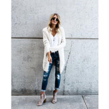 New Autumn Winter Women Hooded Sweater 2017 NEW Loose Cardigan Knitted Sweater Long Sleeve Female Casual Outwear