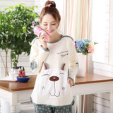 New autumn winter long-sleeve lovely cartoon women sleepwear pajamas women clothing sets female girls' pajamas sets