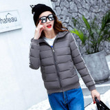 New Autumn Winter Jacket Coat 2017 Women Parka Woman Clothes Solid Long Sleeve Jacket Slim Women's Winter Jackets And Coats