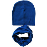 New Autumn Winter Baby Boys Girls Hat Scarf Set Solid Knitted Cotton Hats for Children Girls Gorro Candy Color Knitted Baby Caps