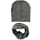 New Autumn Winter Baby Boys Girls Hat Scarf Set Solid Knitted Cotton Hats for Children Girls Gorro Candy Color Knitted Baby Caps