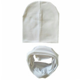 New Autumn Winter Baby Boys Girls Hat Scarf Set Solid Knitted Cotton Hats for Children Girls Gorro Candy Color Knitted Baby Caps