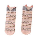 New Autumn Style Cute Lovely Cartoon Animal Zoo Gilrs Socks Women Cotton Soft Socks Ladies Girls Ankle Sox Low Cut Boat Art Sock