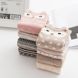 New Autumn Style Cute Lovely Cartoon Animal Zoo Gilrs Socks Women Cotton Soft Socks Ladies Girls Ankle Sox Low Cut Boat Art Sock