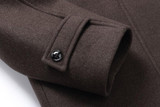 new Autumn And Winter Top Quality Parka men Jacket Coat Overcoats Male Wool Blends Outerwear Rabbit Fur Collar Men's windbreaker