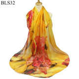 NEW Autumn  and Winter scarf women fashion long echarpe floral  printed scarves ladies stoles warm shawls hijab and bufandas