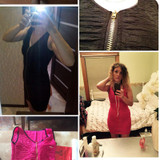 SEBOWEL Ladies Summer Bodycon Dresses Zipper Front Deep V Neck Sleeveless Dress Party Wear Mini Sexy Club Dress Casual Dress