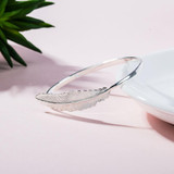 SA SILVERAGE Real 925 Sterling Silver Bracelets Bangles for Women Fine Jewelry Feather Resizable 2017 Hot Sale SA SILVERAGE Real 925 Sterling Silver Bracelets Bangles for Women Fine Jewelry Feather Resizable 2017 Hot Sale