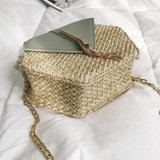 Hexagon Mulit Style Straw Crossbody