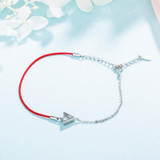 SA SILVERAGE 925 Sterling Silver Charm Bracelets &amp; Bangles for Women Fine Jewelry Rhinestones Silver Bangle Bracelet Pulseiras