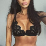 S72 New Lace Bra Brief Sexy Girl Seamless Brassiere Transparent Wireless Bras Lingerie for Women Underwear