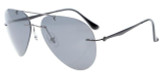 S1508 Polarized Eyekepper Titanium Rimless Polarized Sunglasses