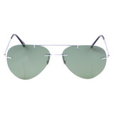 S1508 Polarized Eyekepper Titanium Rimless Polarized Sunglasses
