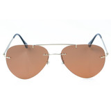 S1508 Polarized Eyekepper Titanium Rimless Polarized Sunglasses