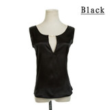 S-XXXL Blouses 2017 Sexy Beading V Collar Women Top Tees Crochet Solid Shoulder Sleeveless Loose Female Shirts Blusas