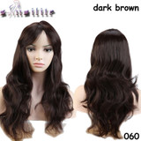 S-noilite Long Wavy Cosplay Red Green Puprle Pink Black Blue Sliver Gray Blonde Brown Synthetic Hair Wigs