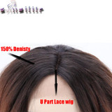 S-noilite Natural Hairline Glueless Heat Resistant Fiber Ombre Hair Wigs for Women Swiss Body Wave Synthetic Lace Front Wig