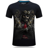 S-6XL T shirt 3D Skull Printed Men 2017 Summer Fashion Brand Men's Casual Man's T shirt Cotton Men Clothes Camiseta Masculino