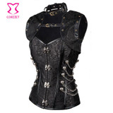 S-6XL Plus Size Corsets and Bustiers Women Gothic Corpetes E Espartilhos Sexy Bustier Jacket Steampunk Corset Burlesque Outfits