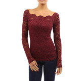 S-5XL Women Floral Lace Blouses Hollow Out Long Sleeve Slim Blouse Shirt Sexy Slash Neck Crochet Party Tops Blusas Plus Size