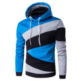 2017 New Fashion Hoodies Male Brand Hoodie Casual Patchwork Design Hip Hop Sweatshirt Men Slim Fit Men Hoodie moleton masculino