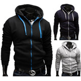 2017 New Fashion Hoodies Brand Men Zipper Sweatshirt Male Hoody Hip Hop Autumn Winter Hoodie Mens Casual Pullover XXXL