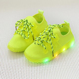 2017 New fashion high quality LED lighting children glowing sneakers sports running baby girls boys shoes footwear kids shoes