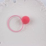 2017 new fashion girl rubber band Elastic Hair Bands diameter 35mm and Ball diameter 20mm hair accessories for kids 1pcs