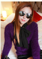 2017 New Fashion Fluffy Women Cashmere Sweater Women 100 Pure Mink Cashmere Sweater Women Sweaters and Pullovers Free Shipping