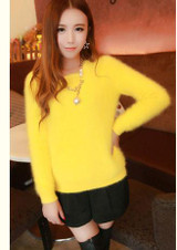 2017 New Fashion Fluffy Women Cashmere Sweater Women 100 Pure Mink Cashmere Sweater Women Sweaters and Pullovers Free Shipping